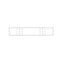 Freightliner E0115284004 Engine Mount Spacer Engine Mount Spacer - Aluminum, 5.75 in. x 2 in., 1.5 in. THK