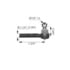 F6HZ-3A130-AA by FREIGHTLINER - Steering Tie Rod End Assembly - 1 1/4-12 in. Thread Size
