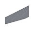 TBB100470 by FREIGHTLINER - Side Skirt - Steel, Gray, 45.5 in. x 15.88 in., 0.06 in. THK