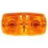 SIG-1211A by FREIGHTLINER - Marker Light - Signal-Stat Series, Incandescent, Rectangular, Yellow Lens