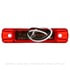 SIG-3550 by FREIGHTLINER - Marker Light - Signal-Stat Series, LED, Rectangular, Red Lens