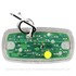 SIG-2661A by FREIGHTLINER - Marker Light - Signal-Stat Series, LED, Rectangular, Clear/Yellow Lens