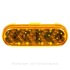 TL-60280Y by FREIGHTLINER - Turn Signal Light - 60 Series, LED, Oval, Yellow Lens