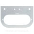 TL60724 by FREIGHTLINER - Marker Light Mounting Bracket - Aluminum, Silver, 209.55 mm x 141.99 mm