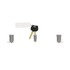 W22-00056-011 by FREIGHTLINER - Door and Ignition Lock Set - 1001-1500, 2 Keys, P2/24U