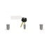 W22-00056-016 by FREIGHTLINER - Door and Ignition Lock Set - 1001-1500, 2 Keys, P2/24U