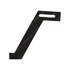 WWS672093553 by FREIGHTLINER - Grille Bracket - Steel, Black, 3 mm THK