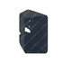 18-69136-000 by FREIGHTLINER - Sleeper Baggage Compartment Door Latch Cover - Left Side, Thermoplastic Olefin, Carbon, 141.5 mm x 61.2 mm