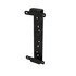 22-72407-000 by FREIGHTLINER - Cab Load Center Bracket - Steel, Black, 15.92 in. x 6.3 in., 0.18 in. THK