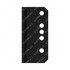 22-74360-001 by FREIGHTLINER - Frame Rail Step Support Bracket - Steel, Black, 9.7 mm THK