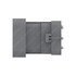 23-13142-804 by FREIGHTLINER - Multi-Purpose Wiring Terminal - Gray, 8 (7+1 blocked) Cavity Count