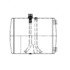 A03-41017-160 by FREIGHTLINER - Fuel Tank - Left Side, Aluminum