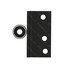 A16-16832-001 by FREIGHTLINER - Suspension Stabilizer Bar Bracket - Steel, Black, 0.38 in. THK