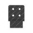 A16-19642-000 by FREIGHTLINER - Axle Stop - Steel, Black, 146.64 mm x 132.47 mm, 7.95 mm THK