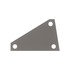 A18-52477-000 by FREIGHTLINER - Door Mirror Plate - Left Side, Steel, 107.95 mm x 69.85 mm, 3.03 mm THK