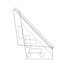 A22-62290-000 by FREIGHTLINER - Sleeper Bunk Support Cover - Left Side, Fiber Board, Natural, 2 mm THK