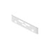 A21-28366-022 by FREIGHTLINER - Bumper - 18 in., Flat, Raised, Chrome, License Plate