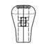 A 680 267 05 12 by FREIGHTLINER - Manual Transmission Shift Knob - Santoprene Rubber