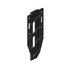 A03-44086-000 by FREIGHTLINER - Fuel Surge Tank Mounting Bracket - Steel, Black, 463 mm x 190 mm, 7.95 mm THK