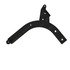 A04-31498-014 by FREIGHTLINER - Diesel Exhaust Fluid (DEF) Tank Bracket - Steel, Black, 0.19 in. THK