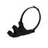 A04-34258-007 by FREIGHTLINER - Exhaust Bracket - Steel, Black, 0.25 in. THK