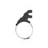 A04-34258-009 by FREIGHTLINER - Exhaust After-Treatment Device Mounting Bracket - Steel, Black, 0.19 in. THK