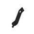 A04-32151-000 by FREIGHTLINER - Engine Coolant Pipe Bracket - Steel, Black, 0.11 in. THK