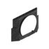 A05-30868-000 by FREIGHTLINER - Engine Cooling Fan Shroud - Steel, Black, 1447.3 mm x 939 mm, 0.18 in. THK