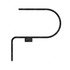 A05-34865-000 by FREIGHTLINER - Radiator Coolant Hose Bracket - Right Side, Steel, 2.89 mm THK