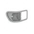 A06-37519-001 by FREIGHTLINER - Headlight Bezel - Polycarbonate/ABS, Silver Metal