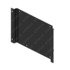 A06-89695-000 by FREIGHTLINER - Power Module Bracket - Steel, Black, 0.12 in. THK