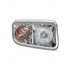 A06-88572-009 by FREIGHTLINER - Headlight Assembly - Right Hand, Polycarbonate, With Chrome Bezel