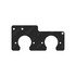 A06-95476-000 by FREIGHTLINER - Receptacle Bracket - Steel, Black, 0.17 in. THK