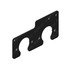 A06-95476-000 by FREIGHTLINER - Receptacle Bracket - Steel, Black, 0.17 in. THK