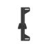 A06-96340-000 by FREIGHTLINER - Battery Box Bracket - Steel, Black