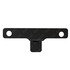 A07-24217-000 by FREIGHTLINER - Transmission Oil Cooler Line Bracket - Steel, Black, 2.46 mm THK