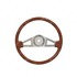 A1414568002 by FREIGHTLINER - Steering Wheel - Wood, Shadow Gray, 450 mm Dia.