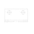 Freightliner A1512137000 Forward Frame Bracket Forward Frame Bracket - Steel, 5 in. x 2.81 in.