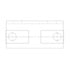 Freightliner A1512137000 Forward Frame Bracket Forward Frame Bracket - Steel, 5 in. x 2.81 in.
