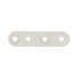 A17-13698-000 by FREIGHTLINER - Hood Tie End Backing Plate - Steel, 92.5 mm x 23 mm, 1.71 mm THK