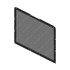 A1715354000 by FREIGHTLINER - Winter and Bug Grille Screen Kit - Glass Fiber, Charcoal, 1056.13 mm x 765.3 mm