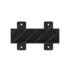 A17-17354-000 by FREIGHTLINER - Fender Brace - Steel, Black, 200 mm x 118.3 mm, 3.27 mm THK