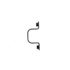 A17-17354-000 by FREIGHTLINER - Fender Brace - Steel, Black, 200 mm x 118.3 mm, 3.27 mm THK