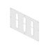 A1718076000 by FREIGHTLINER - Winter and Bug Grille Screen Kit - Nylon and Vinyl Polyester, White, 1031 mm x 590 mm