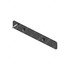 A1718770000 by FREIGHTLINER - Mud Flap Bracket - Steel, Black, 0.18 in. THK