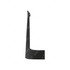 A18-37996-001 by FREIGHTLINER - Body A-Pillar - Right Side, Glass Fiber Reinforced With Polyester, Satin Black, 886.43 mm x 720.54 mm