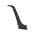 A18-37996-001 by FREIGHTLINER - Body A-Pillar - Right Side, Glass Fiber Reinforced With Polyester, Satin Black, 886.43 mm x 720.54 mm