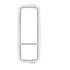 A18-39018-003 by FREIGHTLINER - Door Mirror - Right Side, Gray