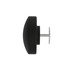 A18-48115-500 by FREIGHTLINER - Upholstery Button - Vinyl, Graphite Black
