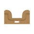 A18-48930-001 by FREIGHTLINER - Roof Panel - Glass Fiber Reinforced With Polyurethane, Tumbleweed Tan, 1320.15 mm x 728.4 mm